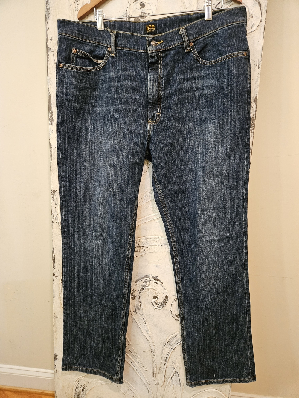 Lee Men’s Blue Straight Jeans